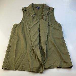 Hayes Lyocell Olive Army Green Vest